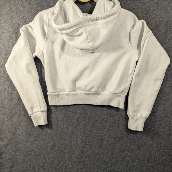 Hollister White Zip up Jacket SZ XS - Picture 6 of 6